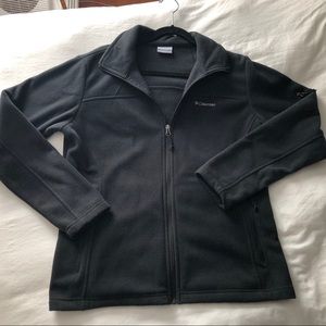 Women’s Black Fleece Columbia Jacket - Size L